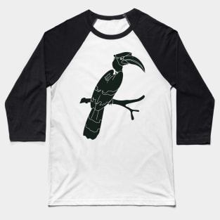 hornbill perching on a branch Baseball T-Shirt